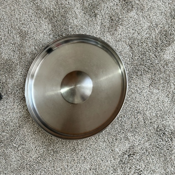 Vtg Ecko 3 ply Stainless Steel 10" Skillet Pan w/Lid USA - Picture 6 of 7